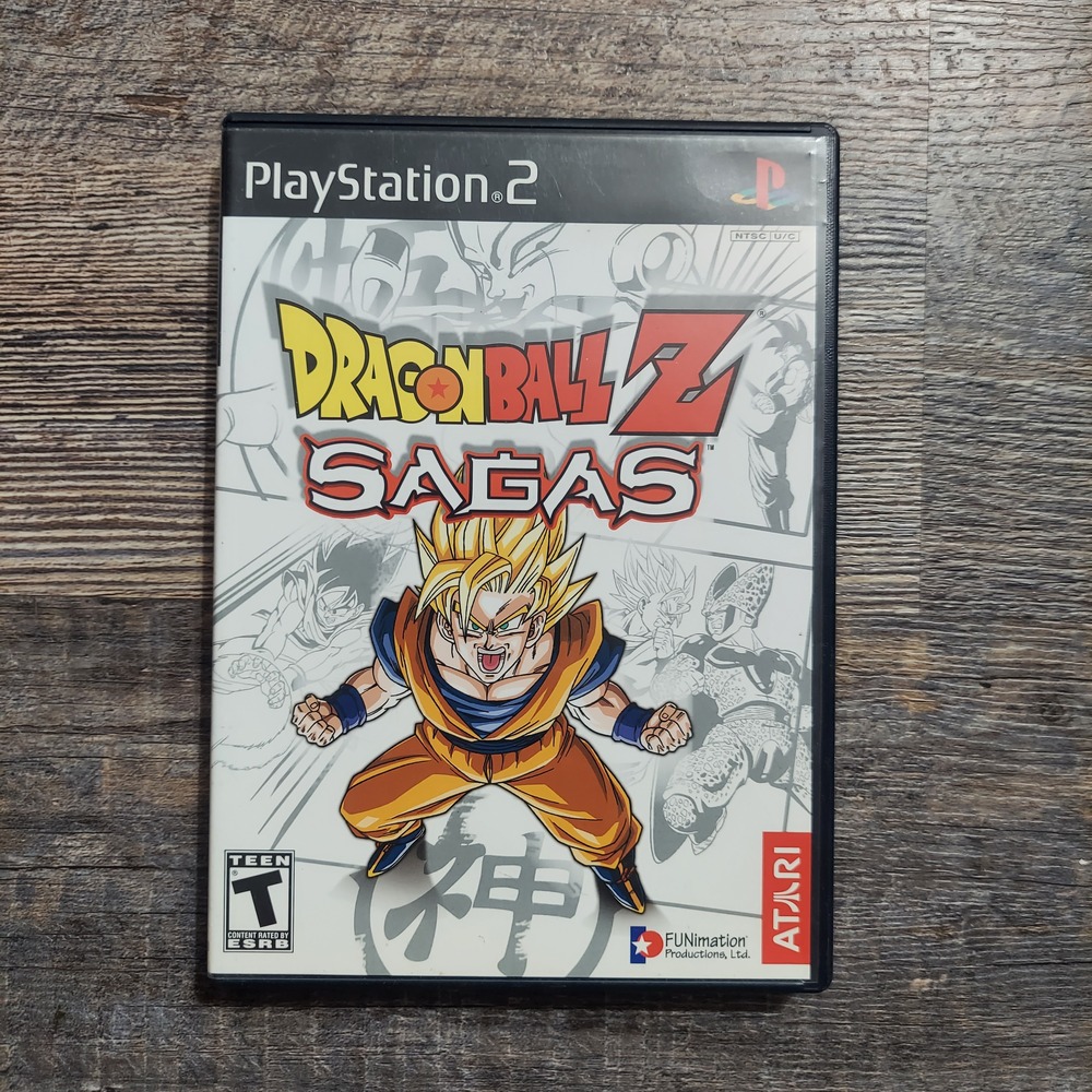 Dragon Ball Z Sagas Atari 2005 PS2 Game Rated T Teen NTSC CIB